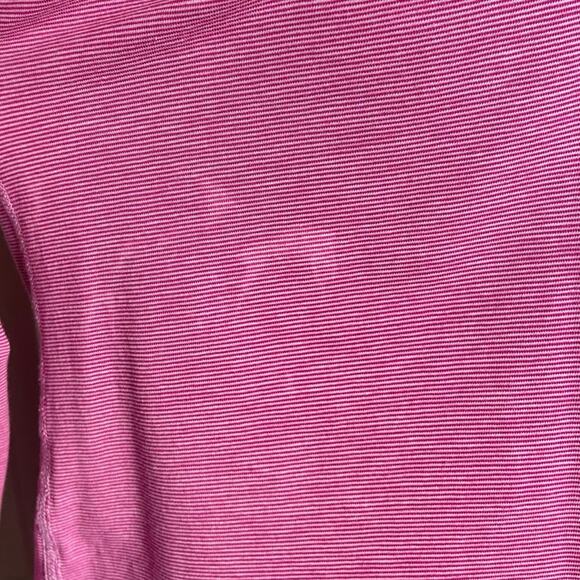Lululemon Yogini 5 Year Long Sleeve Tee Wee Stripe Raspberry Vintage Pink - Picture 6 of 9